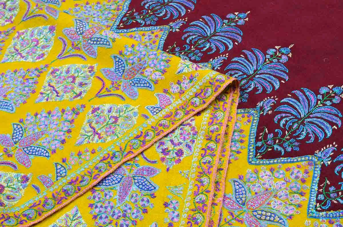 booti emb. shawl - 4896