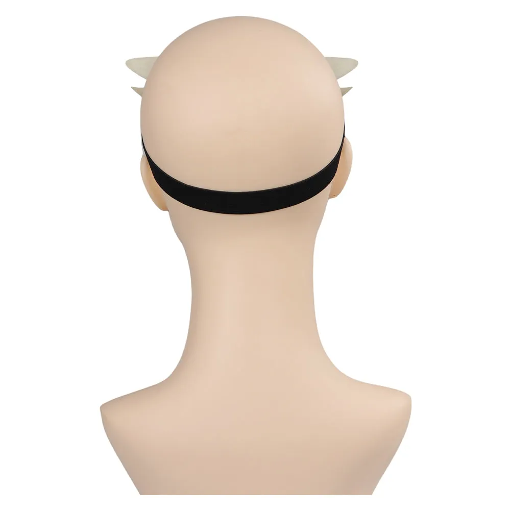 Genshin Impact Kuki Shinobu Cosplay Latex Masks Helmet Masquerade Halloween Party Costume Props