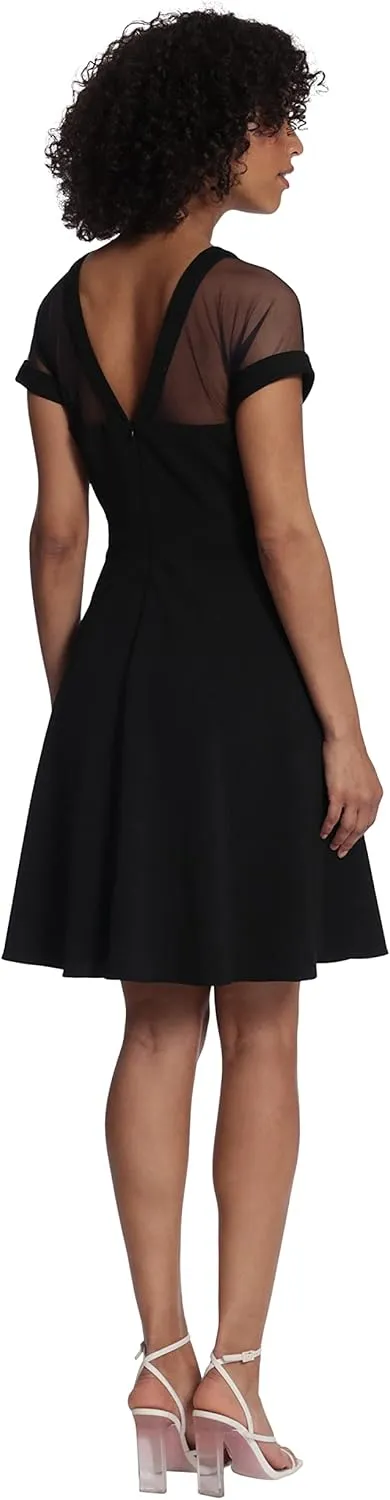Maggy London Women's Illusion Dress Occasion Event Party Holiday Cocktail Guest of Wedding.