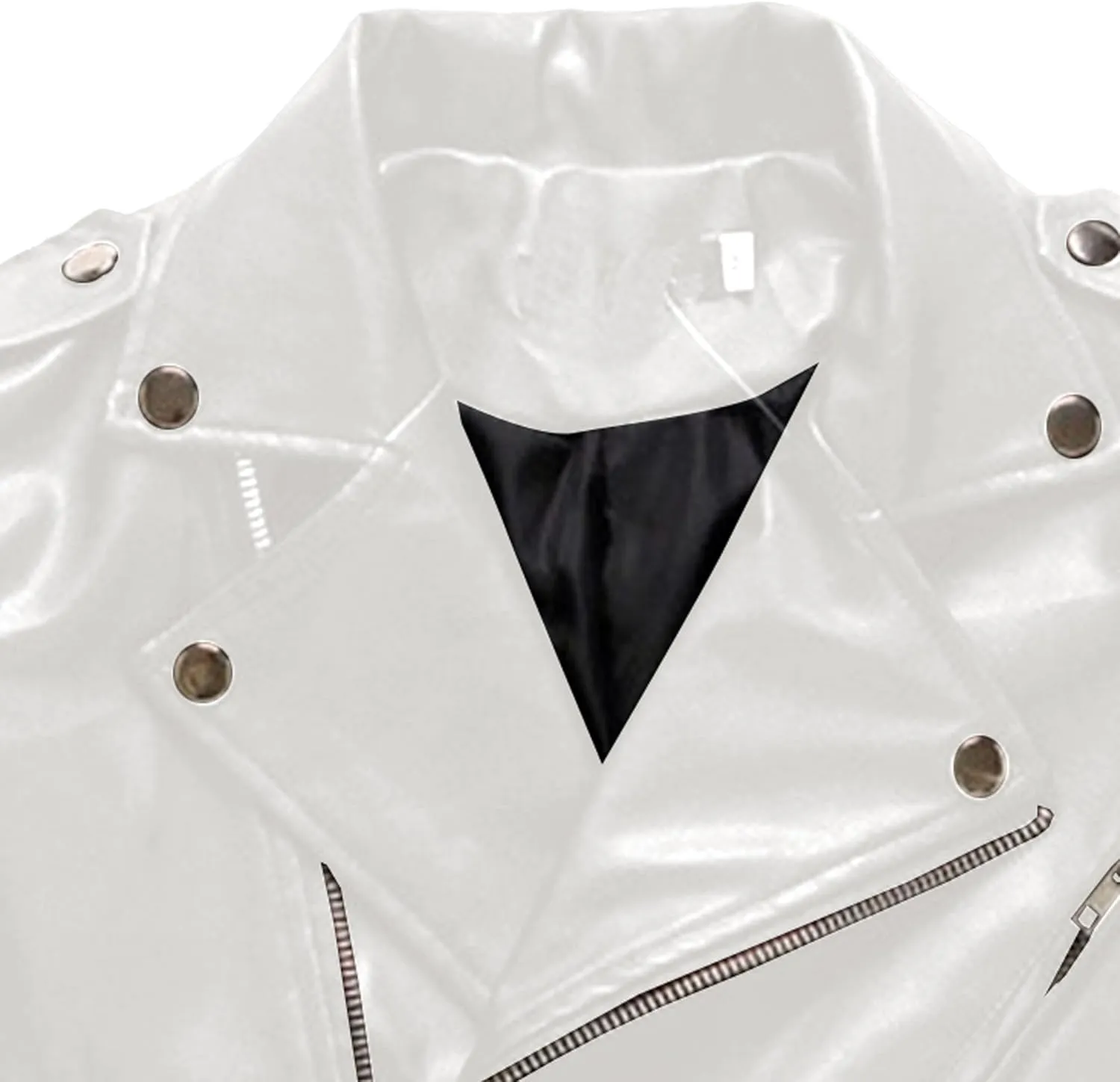 Maiyifu-GJ Men's Leather Motorcycle Jacket Slim Fit Faux Leather Jackets Zipper Biker Coat Lightweight Windbreaker Outerwear