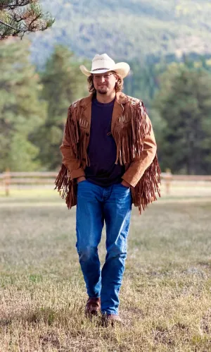 Scully Bourbon Boar Suade Jacket