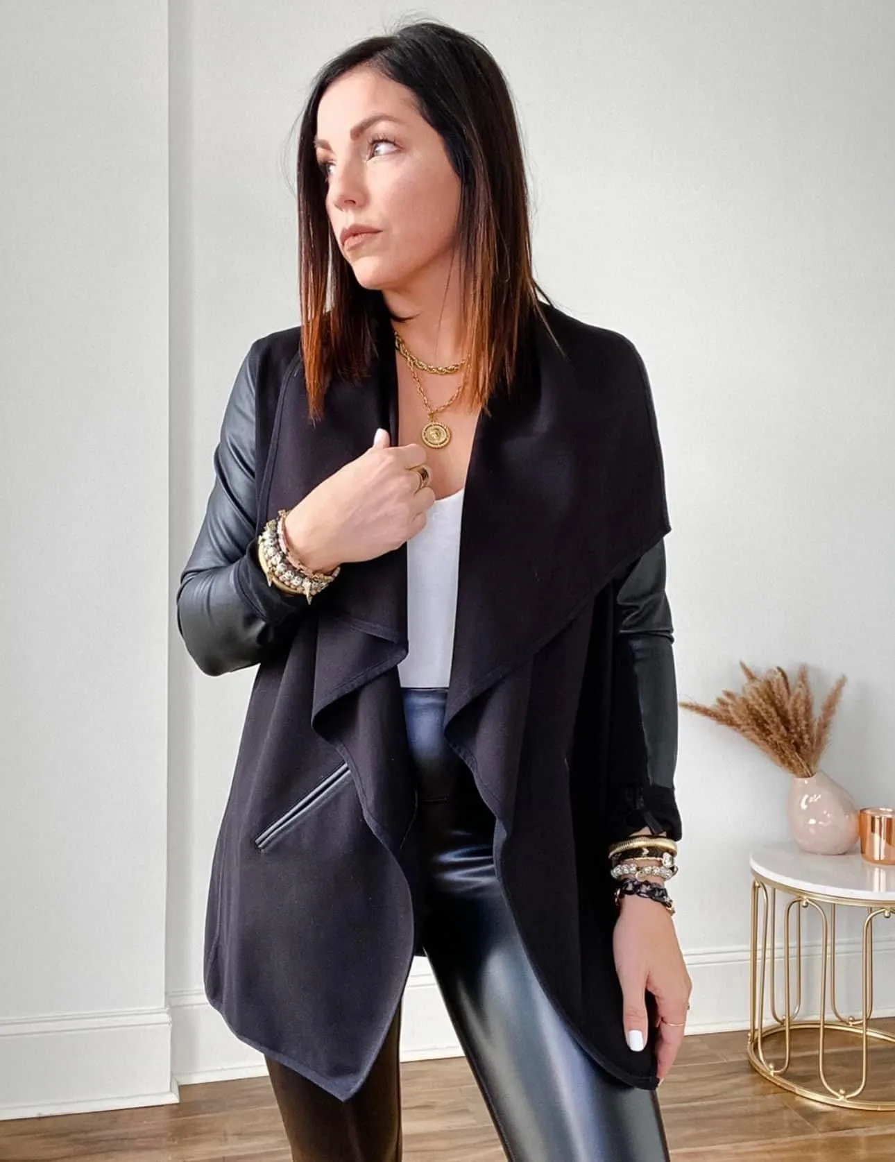 The Ponte Drape Jacket
