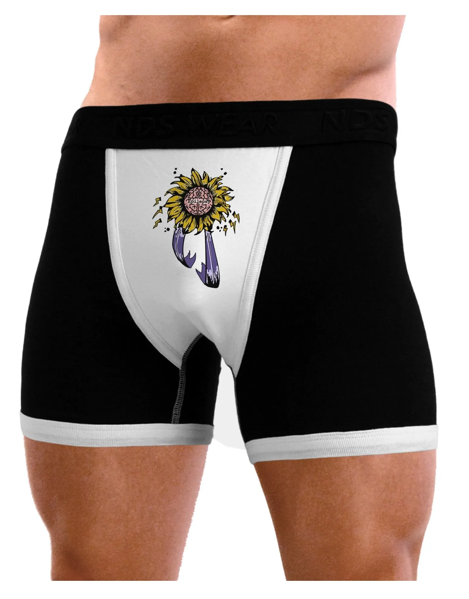 TooLoud Epilepsy Awareness Mens Boxer Brief Underwear