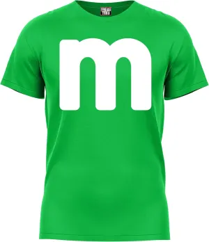 Unisex Youth Letter M Halloween Costumes T-Shirt for Boys/Girl | Funny Cool Graphic Tee Shirts Idea